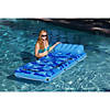 81-Inch Inflatable Blue Camouflage Sumo Sized Swimming Pool Raft Image 1
