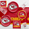 81 Pc. Nfl Kansas City Chiefs Game Day Party Supplies Kit - 8 Guests Image 1