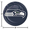 81 Pc. Nfl Seattle Seahawks Game Day Party Supplies Kit  For 8 Guests Image 1