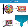 81 Pc. Willy Wonka&amp;#8482; Party Disposable Tableware Kit For 24 Guests Image 4