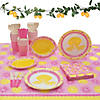 82 Pc. Deluxe Lemonade Party Tableware Kit for 8 Guests Image 1