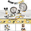 82 Pc. Volleyball Party Ultimate Tableware Kit for 8 Guests Image 1