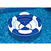 84" Inflatable Blue And White Sofa Island Swimming Pool Lounger Image 3