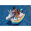 86" Inflatable Rainbow Unicorn Rocker Swimming Pool Float Image 2