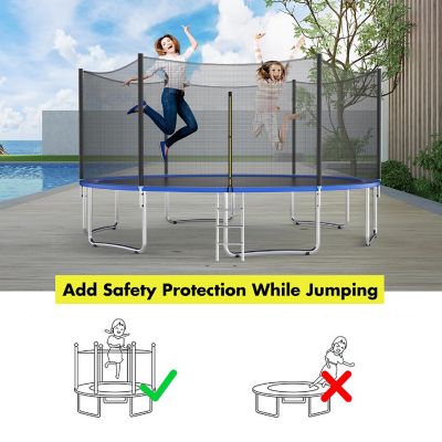 8FT Trampoline Safety Net Replacement Protection Enclosure Net Image 1