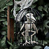 9 1/2" Skeleton Crow in a Cage Halloween Decoration Image 4