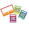 9 1/2&quot; x 12&quot; Student Classwork Organizing Pocket Folders - 12 Pc. Image 4