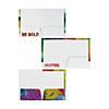 9 1/2" x 12" Watercolor Laminated Paper Pocket Folders - 12 Pc. Image 1