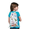 9 1/2" x 15" Color Your Own Under the Sea Canvas Drawstring Bags - 12 Pc. Image 2
