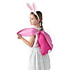9 1/2" x 15" Medium Canvas Drawstring Bags with Bunny Ears - 12 Pc. Image 2