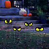 9 1/4" x 5" Mini Halloween Glow-in-the-Dark Eyes Yard Signs - 12 Pc. Image 1