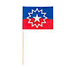 9 1/4" x 6" Color Your Own Juneteenth Flags - 12 Pc. Image 2