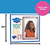 9 1/4" x 8 1/2" Graduation You Did It! Wood Picture Frame with Easel Image 1