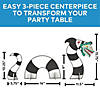 9&quot; &amp;#8211; 15 3/4&quot; Black &amp; White Beetlejuice&amp;#8482; Sandworm Foam Centerpiece &amp;#8211; 3 Pc. Image 2
