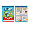 9 3/4" x 12 1/2" Read with Me Laminated Cardstock Pocket Folders - 12 Pc. Image 1