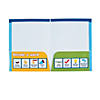 9 3/4" x 12 1/2" Read with Me Laminated Cardstock Pocket Folders - 12 Pc. Image 1