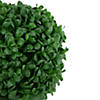 9.5" Artificial Boxwood Ball Topiary in Round Pot  Unlit Image 2