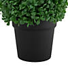 9.5" Artificial Boxwood Ball Topiary in Round Pot  Unlit Image 3