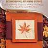 9.5" Burnt Orange Square Plastic Dinner Plates (40 Plates) Image 4
