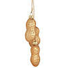 9.5" Gold and Bronze Peanut Cluster Glass Christmas Ornament Image 1