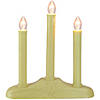 9.5" Ivory 3 Light Candolier with Bell Base Christmas Candle Lamp Image 1