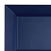 9.5" Midnight Blue Square Plastic Dinner Plates (40 Plates) Image 1