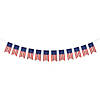 9.75' Americana USA Flag Swallowtail Hanging Wall Banner Image 1
