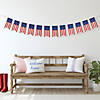 9.75' Americana USA Flag Swallowtail Hanging Wall Banner Image 1