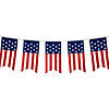 9.75' Americana USA Flag Swallowtail Hanging Wall Banner Image 2