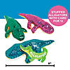 9&quot; Bright Color Stuffed Alligators with See You Later Card for 12 Image 1
