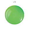 9" Bulk 72 Pc. Bulk Classic Bright Solid Color Plastic Flying Discs Image 1