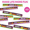 9" Christian Pumpkin Green & Purple Metal Slap Bracelets - 12 Pc. Image 2