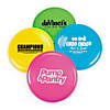 9" Classic Bright Yellow, Pink, Blue & Green Vinyl Flying Discs - 12 Pc. Image 3