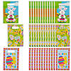 9" Easter Party Plastic Goody Bags - 36 Pc. Image 1
