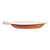 9" Fish Natural Palm Leaf Eco-Friendly Disposable Trays (100 Trays) Image 1