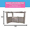 9 Ft. 6" x 5 Ft. 6" 3D Nativity Stable Grey Cardboard Stand-Up Image 2