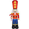 9 Ft. Airblown&amp;#174; Inflatable Light-Up Nutcracker with Candy Cane Christmas Outdoor Yard Decoration Image 1