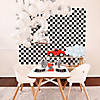 9 Ft. x 6 Ft. Black & White Checkered Polyester Backdrop Banner Image 2