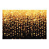 9 Ft. x 6 Ft. Celebration Lights Black & Gold Plastic Backdrop - 3 Pc. Image 1