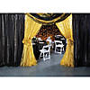 9 Ft. x 6 Ft. Celebration Lights Black & Gold Plastic Backdrop - 3 Pc. Image 2