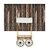 9 ft. x 6 ft. Covered Wagon Barn Tabletop Hut with Backdrop Kit - 5 Pc. Image 1