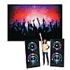 9 ft. x 6 ft. Dance Party Backdrop & Stand-Up Decorating Kit - 5 Pc. Image 1