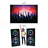 9 ft. x 6 ft. Dance Party Backdrop & Stand-Up Decorating Kit - 5 Pc. Image 1