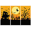 9 Ft. x 6 Ft. Haunted House Classic Backdrop Halloween Decoration - 3 Pc. Image 1