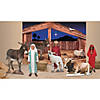 9 Ft. x 6 Ft. Nativity Stable Scene with Animals Plastic Backdrop - 3 Pc. Image 2