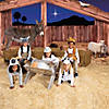 9 Ft. x 6 Ft. Nativity Stable Scene with Animals Plastic Backdrop - 3 Pc. Image 3