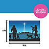 9 Ft. x 6 Ft. Star of Bethlehem & Shepherds Scene Plastic Backdrop - 3 Pc. Image 2