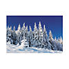 9 Ft. x 6 Ft. Winter Woodland Scene Plastic Backdrop - 3 Pc. Image 1