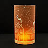 9" Gingerbread House Style Lantern Luminary Wrap Tabletop Decorations - 12 Pc. Image 1