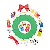 9" God&#8217;s Greatest Gift Christmas Wreath Foam Craft Kit- Makes 12 Image 1